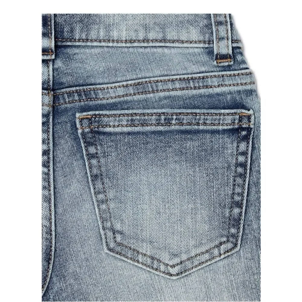 Boys Rip & Repair Slim Fit Denim Jeans Pants Size 14 Husky